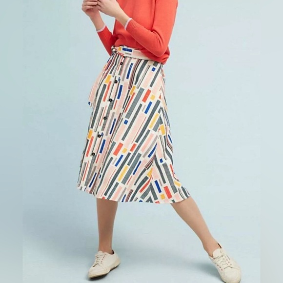 Anthropologie Skirt Size 10 - Picture 4 of 16